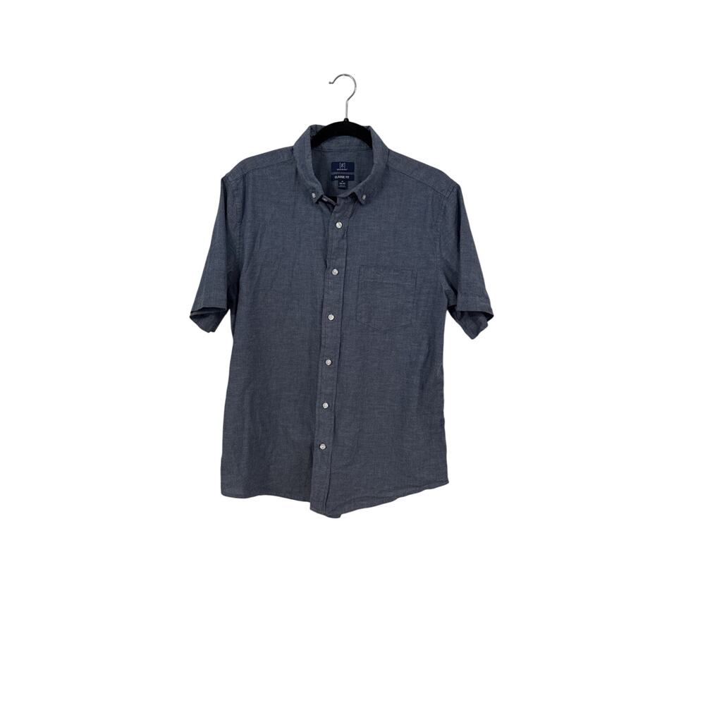 George mens size medium button up shirt